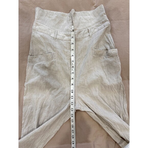 Jonathan Simkhai Light Beige Linen Cargo Sz 6 Bridgerton Coquette Lagenlook - Picture 7 of 9